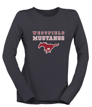 Westfield Mustangs Spirit Women's Premium LS T-Shirt