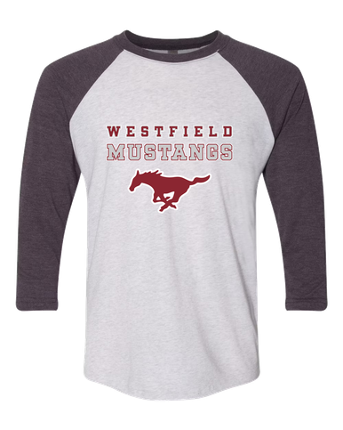 Westfield Mustangs Spirit Women's Baseball T-Shirt