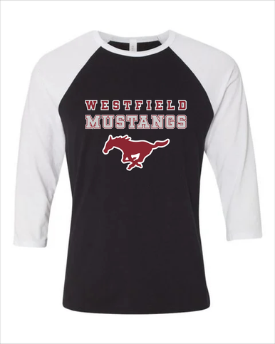 Westfield Mustangs Spirit Men's Baseball T-Shirt