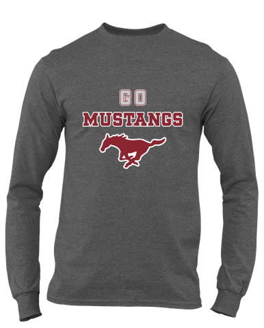 Westfield Mustangs Go Team Men's LS T-Shirt