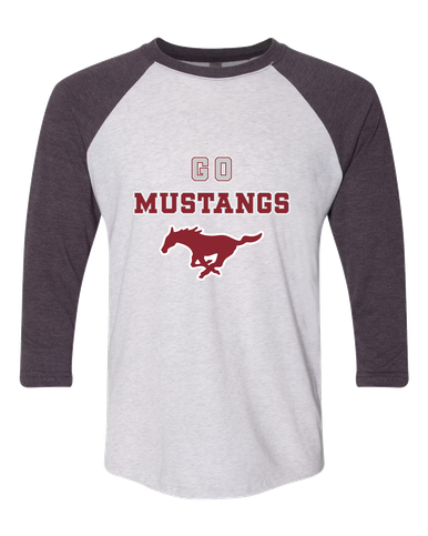 Westfield Mustangs Go Team Men's Baseball T-Shirt