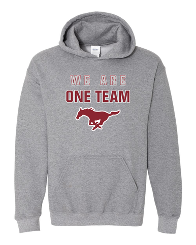 Westfield Mustangs We Are One Team Men's Hoodie