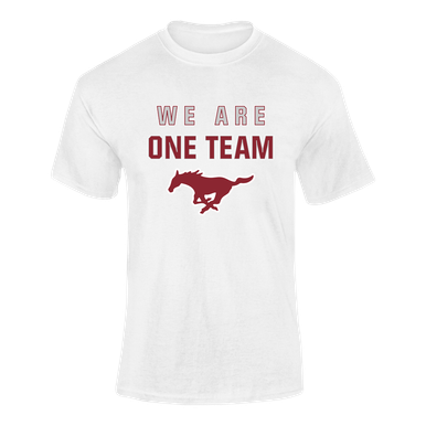 Westfield Mustangs We Are One Team Men's SS T-Shirt