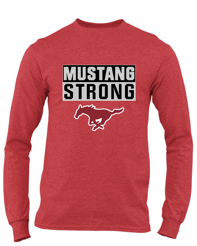 Westfield Mustangs Strong #1 Men's LS T-Shirt