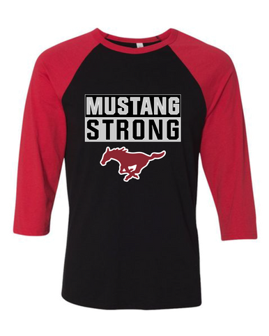 Westfield Mustangs Strong #1 Men's Baseball T-Shirt