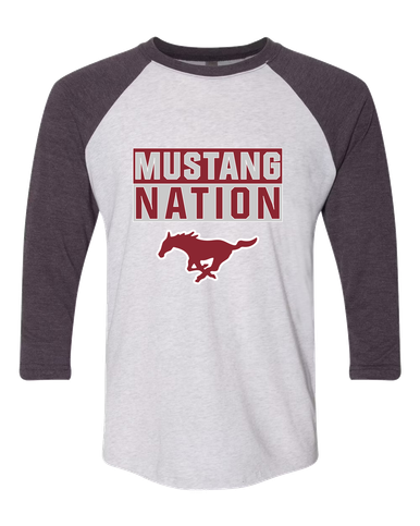 Westfield Mustangs Nation #1 Women's Baseball T-Shirt
