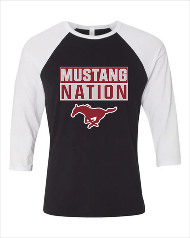 Westfield Mustangs Nation #1 Men's Baseball T-Shirt