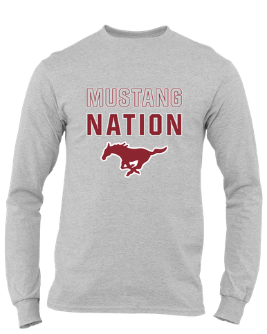 Westfield Mustangs Nation #2 Men's LS T-Shirt