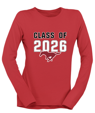 Westfield Mustangs Class of 2026 Women's LS T-Shirt