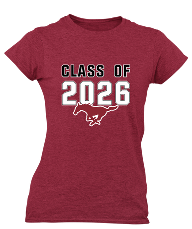 Westfield Mustangs Class of 2026 Women's Premium SS T-Shirt