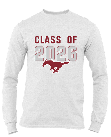 Westfield Mustangs Class of 2026 Men's LS T-Shirt