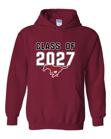 Westfield Mustangs Class of 2027 Men's Hoodie