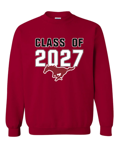 Westfield Mustangs Class of 2027 Men's Sweatshirt