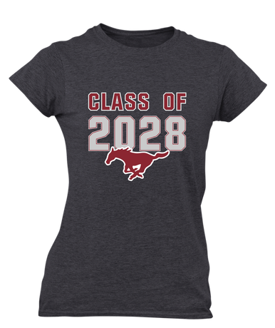 Westfield Mustangs Class of 2028 Women's Premium SS T-Shirt