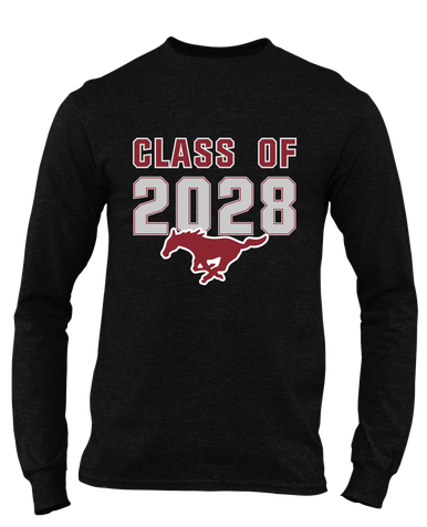 Westfield Mustangs Class of 2028 Men's LS T-Shirt