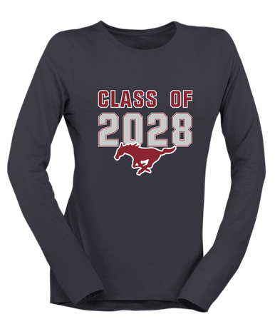 Westfield Mustangs Class of 2028 Women's Premium LS T-Shirt