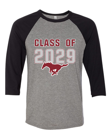 Westfield Mustangs Class of 2029 Women's Baseball T-Shirt