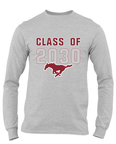Westfield Mustangs Class of 2030 Men's Premium LS T-Shirt