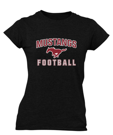Westfield Mustangs Football #1 Women's SS T-Shirt