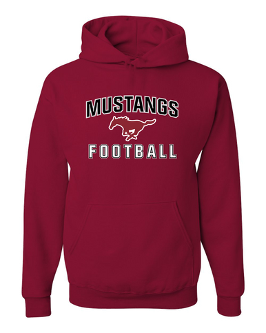 Westfield Mustangs Football #1 Men's Premium Hoodie