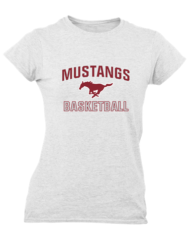 Westfield Mustangs Basketball #1 Women's Premium SS T-Shirt