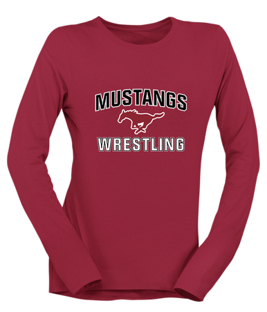 Westfield Mustangs Wrestling Women's Premium LS T-Shirt