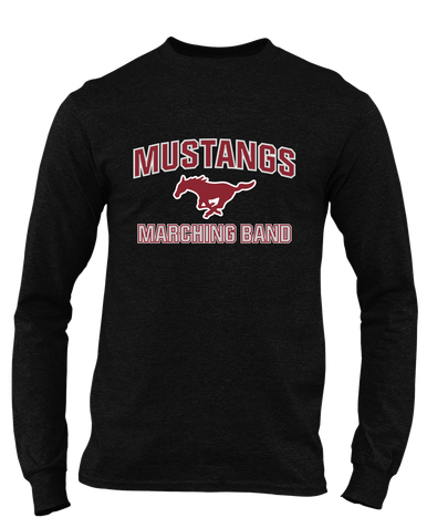 Westfield Mustangs Marching Band Men's LS T-Shirt