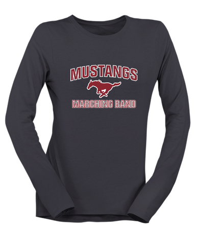 Westfield Mustangs Marching Band Women's Premium LS T-Shirt