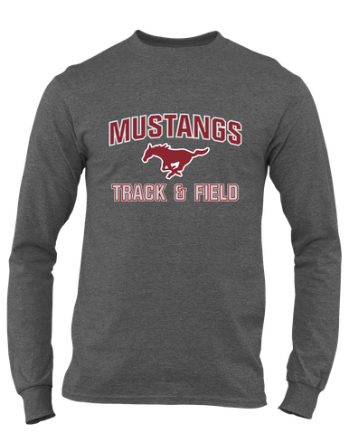 Westfield Mustangs Track & Field Men's LS T-Shirt