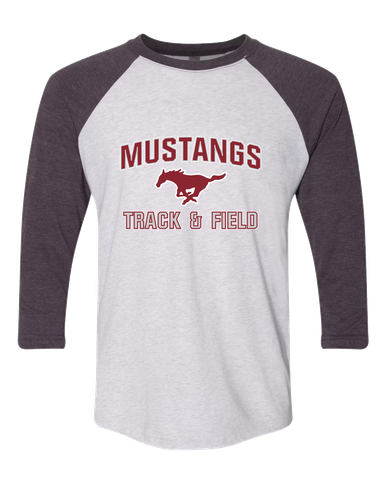 Westfield Mustangs Track & Field Men's Baseball T-Shirt