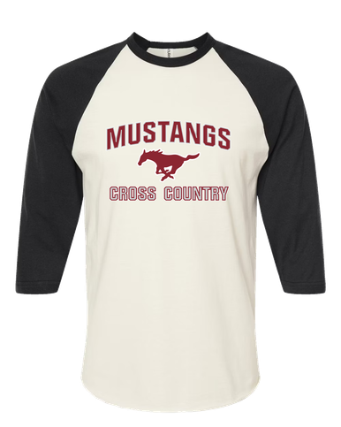 Westfield Mustangs Cross Country Women's Baseball T-Shirt