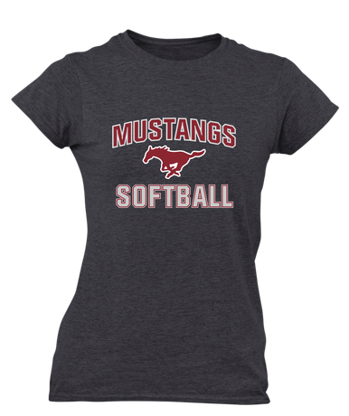 Westfield Mustangs Softball #1 Women's SS T-Shirt
