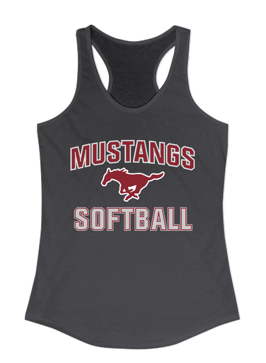 Westfield Mustangs Softball #1 Women's Tank Top