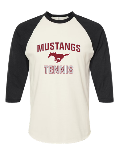Westfield Mustangs Tennis Women's Baseball T-Shirt
