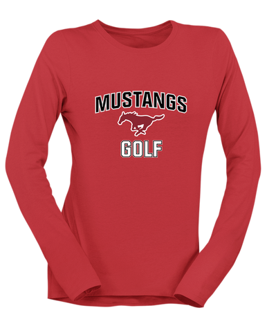 Westfield Mustangs Golf Women's LS T-Shirt