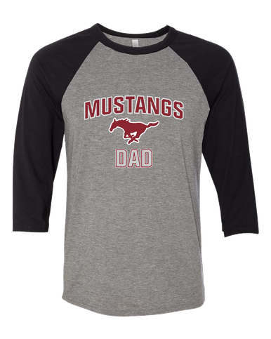 Westfield Mustangs Dad Men's Baseball T-Shirt
