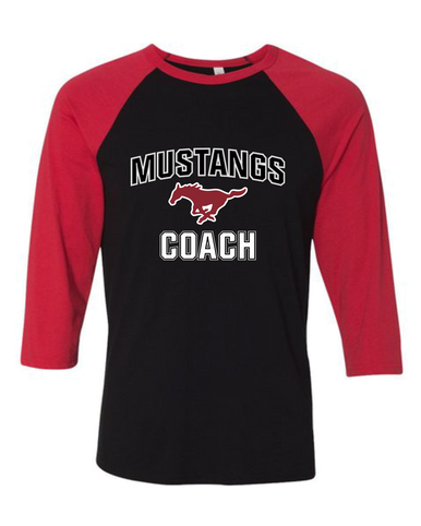 Westfield Mustangs Coach Men's Baseball T-Shirt