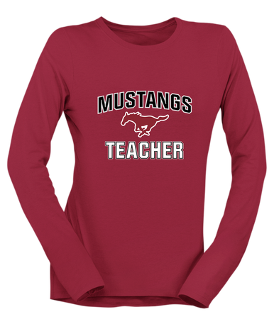 Westfield Mustangs Teacher Women's Premium LS T-Shirt
