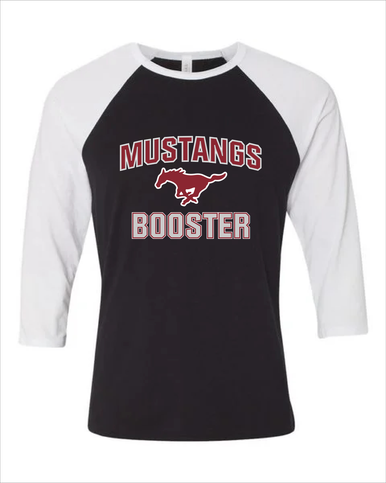 Westfield Mustangs Booster Women's Baseball T-Shirt
