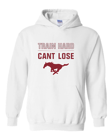 Westfield Mustangs Train Hard, Can't Lose Men's Hoodie