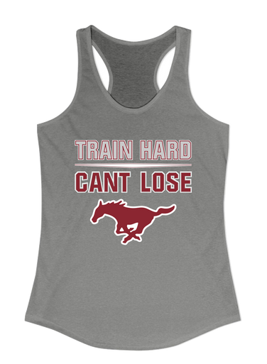 Westfield Mustangs Train Hard, Can't Lose Women's Tank Top