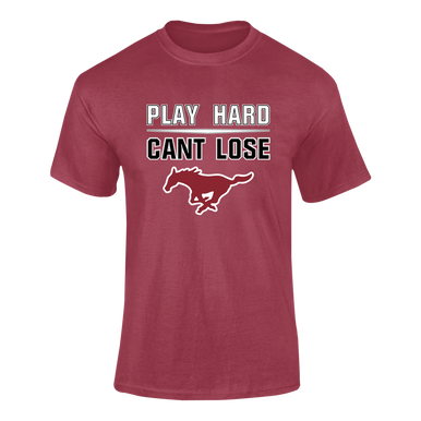 Westfield Mustangs Play Hard, Can't Lose Men's Premium SS T-Shirt