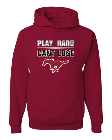 Westfield Mustangs Play Hard, Can't Lose Men's Premium Hoodie