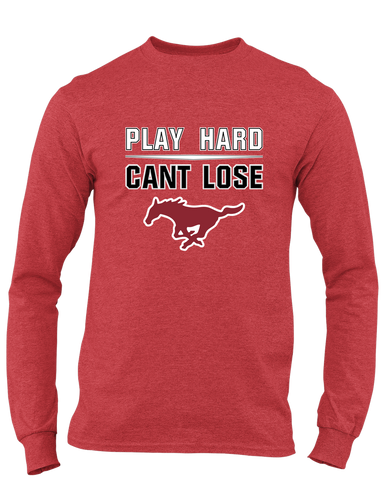 Westfield Mustangs Play Hard, Can't Lose Men's Premium LS T-Shirt