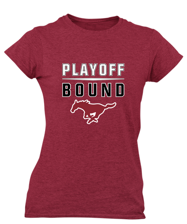 Westfield Mustangs Playoff Bound Women's SS T-Shirt