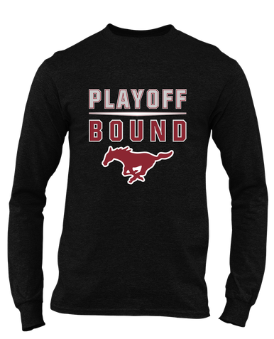 Westfield Mustangs Playoff Bound Men's LS T-Shirt