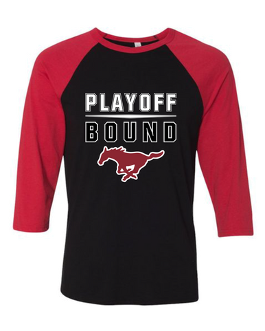 Westfield Mustangs Playoff Bound Women's Baseball T-Shirt