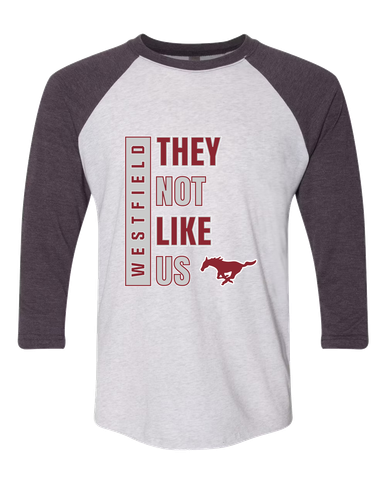 Westfield Mustangs They Not Like Us #1 Men's Baseball T-Shirt