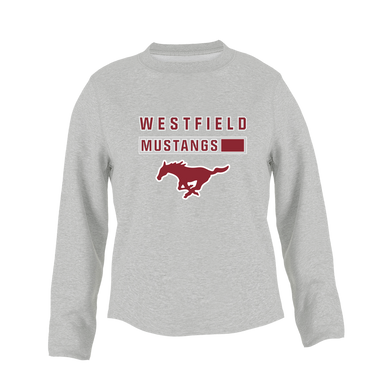 Westfield Mustangs Mascot #7 Women's Sweatshirt