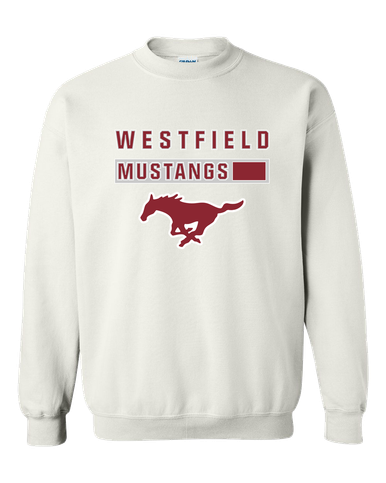 Westfield Mustangs Mascot #7 Men's Sweatshirt